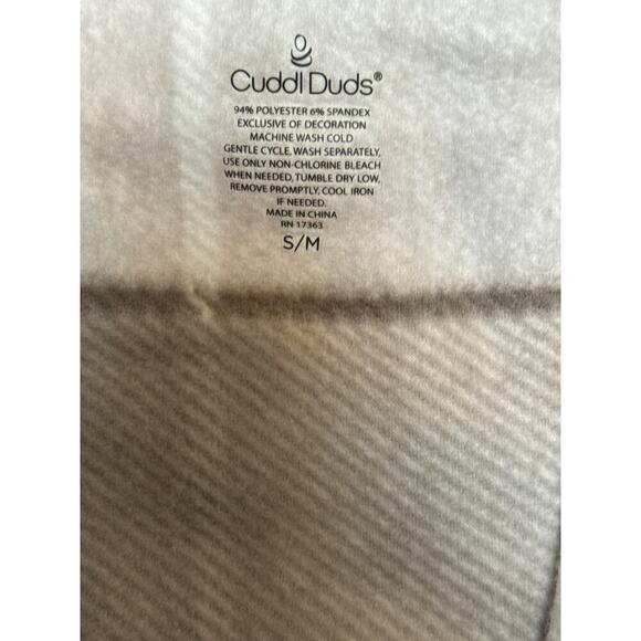 Women’s CuddlDuds Checkered Poncho Sz S/M - Picture 4 of 4